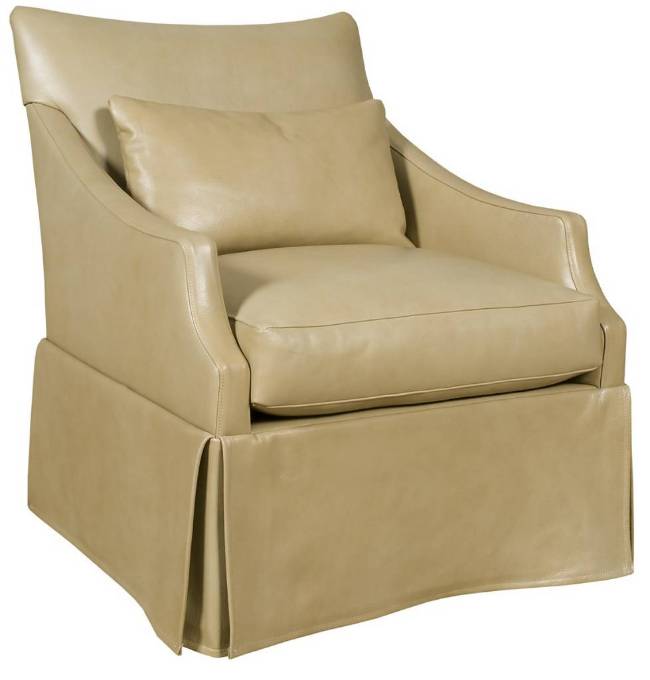 Picture of GULLEY LEATHER SWIVEL GLIDER