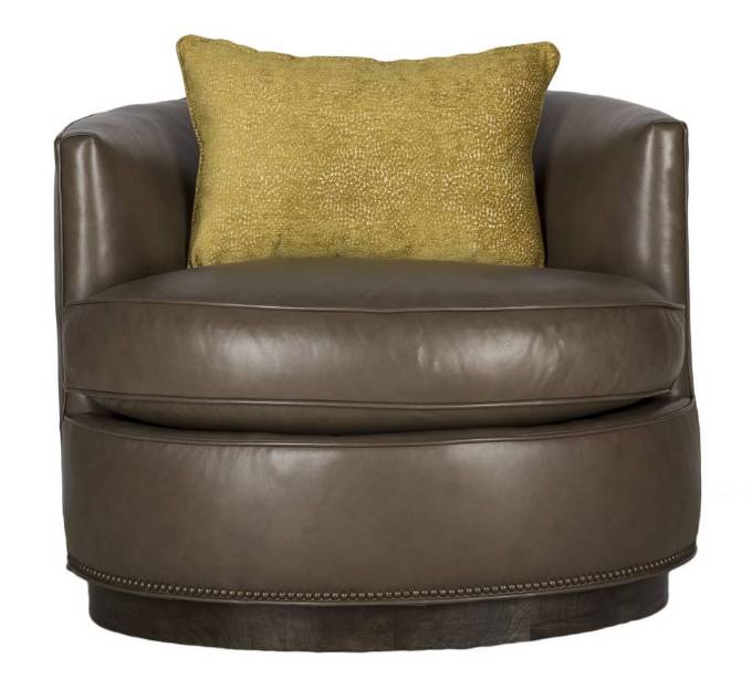 Picture of BERNADETTE LEATHER SWIVEL CHAIR