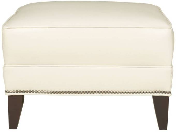 Picture of LIZ LEATHER OTTOMAN