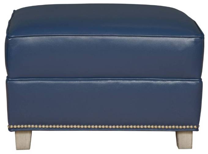 Picture of KATIE LEATHER OTTOMAN