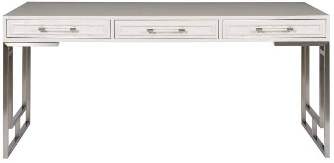 Picture of BERKLEY DESK WITH METAL GEOMETRIC BASE