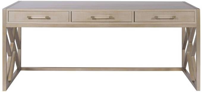 Picture of BERKLEY DESK WITH WOOD FRETWORK BASE