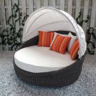 Picture of HALLO ROUND DAYBED WITH CANOPY