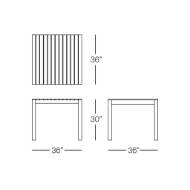 Picture of CALI SQUARE DINING TABLE