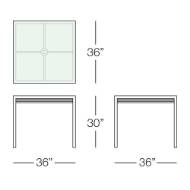 Picture of TOLEDO SQUARE DINING TABLE