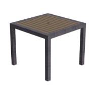 Picture of MARBELLA SQUARE DINING TABLE WITH ALUMAWOOD TOP
