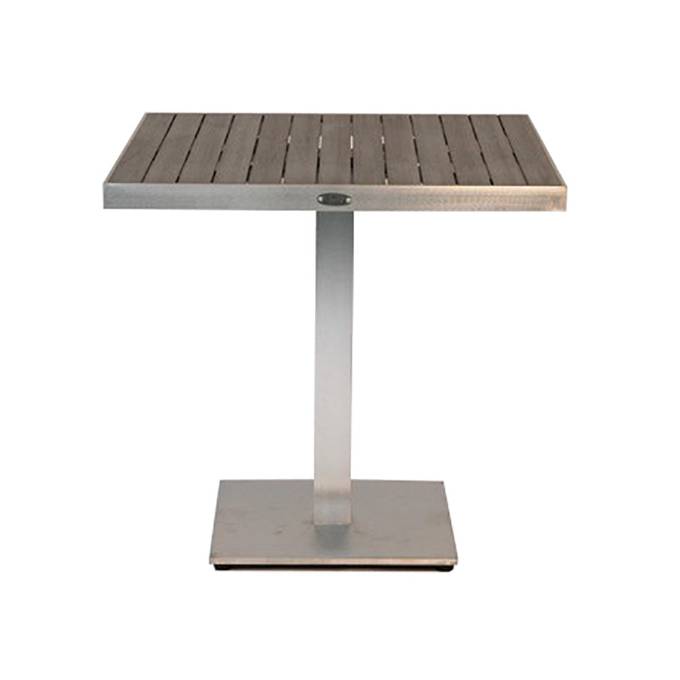 Picture of SICILIA SQUARE PEDESTAL DINING TABLE WITH ALUMAWOOD