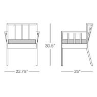 Picture of OSLO DINING CHAIR WITH ARMS