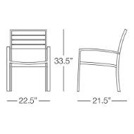 Picture of MARTINIQUE DINING CHAIR WITH ARMS