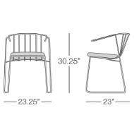 Picture of INTERCOASTAL DINING CHAIR WITH ARMS
