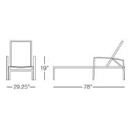 Picture of DOMINICA CHAISE LOUNGE