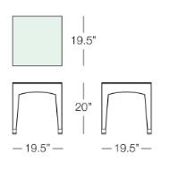 Picture of SAVANNAH SIDE TABLE