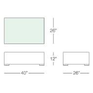 Picture of TANGIER RECTANGULAR COFFEE TABLE