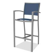 Picture of SAINT LUCIA BARSTOOL WITH ARMS