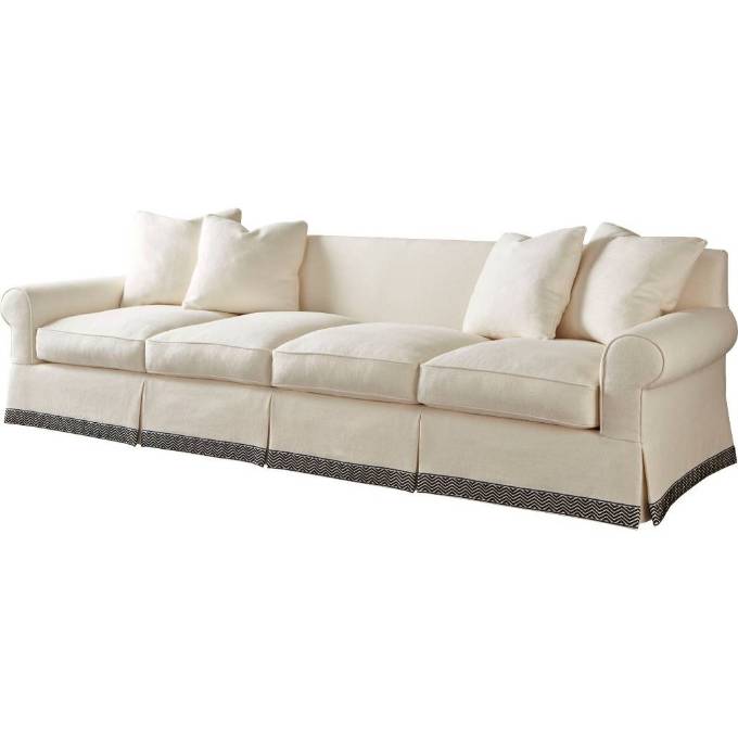 Picture of BESPOKE EXTENDED SOFA WITH WELTED WIDE SOCK ARM