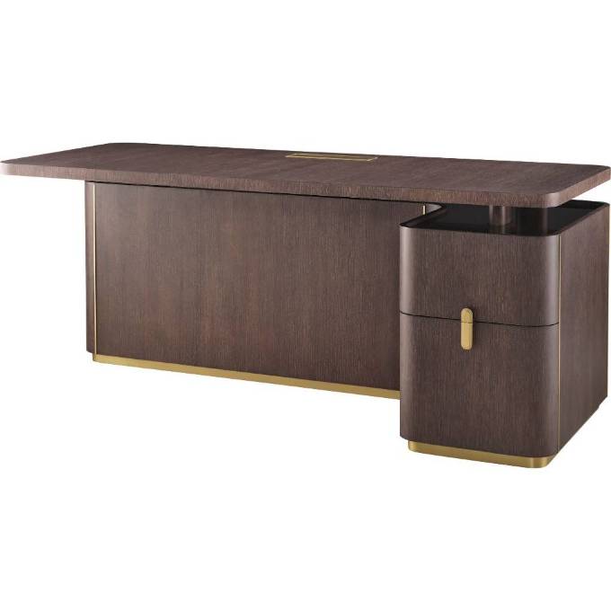 Picture of FIXED HEIGHT DESK WITH WOOD TOP - CUSTOM FINISH