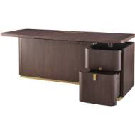 Picture of FIXED HEIGHT DESK WITH WOOD TOP - CUSTOM FINISH