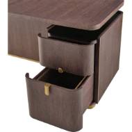 Picture of FIXED HEIGHT DESK WITH WOOD TOP - CUSTOM FINISH