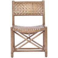 Picture of ANTALYA LACED RAWHIDE ARMLESS CHAIR