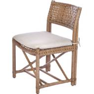 Picture of ANTALYA LACED RAWHIDE ARMLESS CHAIR