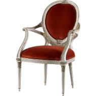 Picture of HEPPLEWHITE CARVED ARM CHAIR