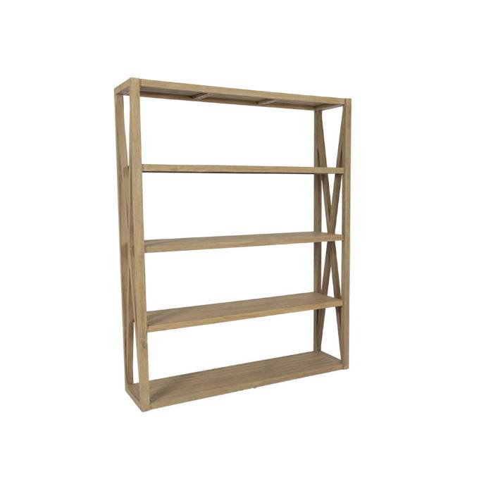 Picture of X BOOKCASE IN COASTAL TEAK