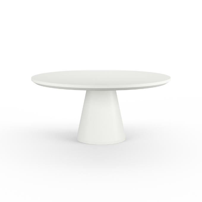 Picture of PEDESTAL DINING TABLE - BONE