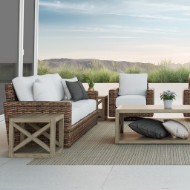Picture of COASTAL TEAK X COFFEE TABLE