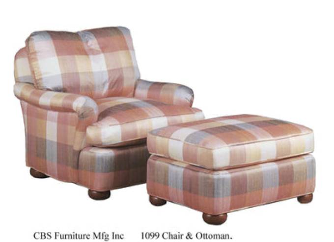 Picture of 1099 CHAIR & OTTOMAN