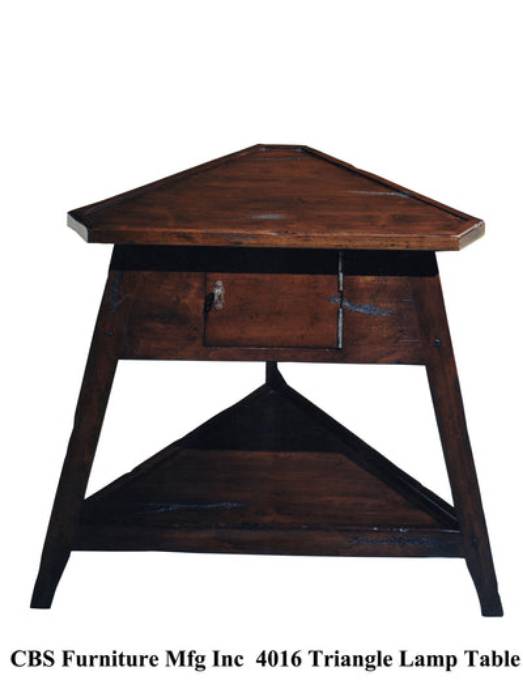 Picture of 4016 TRIANGLE LAMP END TABLE