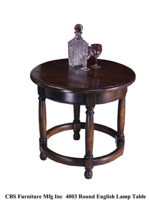 Picture of 4003 ROUND ENGLISH LAMP END TABLE