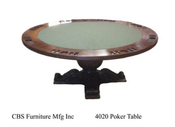 Picture of 4020 POKER GAME TABLE