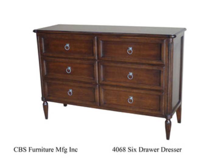 Picture of 4068 SIX DRAWER DRESSER