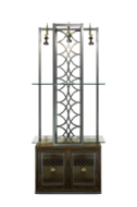 Picture of ISCHIA SHELF WITH WOOD CABINET