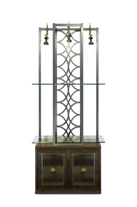 Picture of ISCHIA SHELF WITH WOOD CABINET