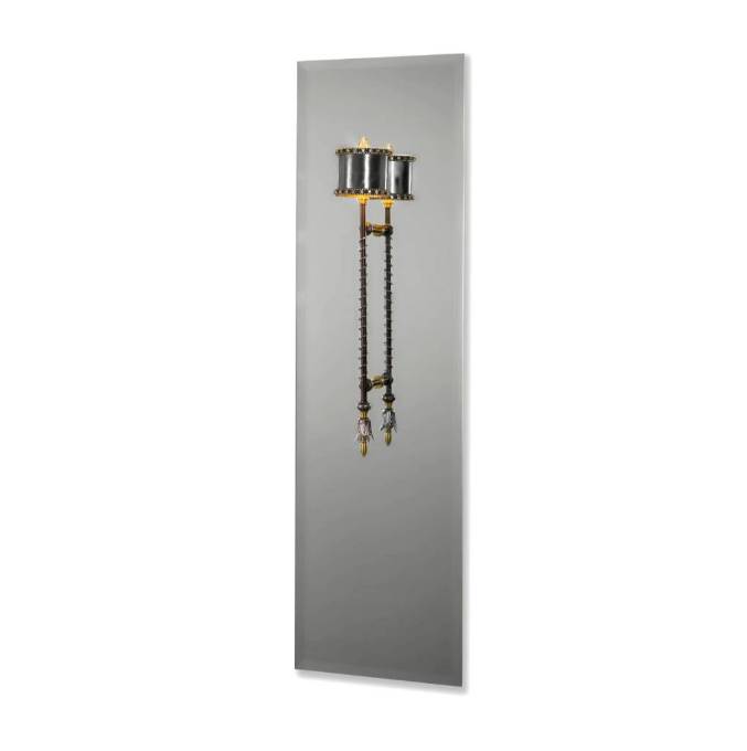 Picture of METALLICA MIRROR W/METAL SCONCE