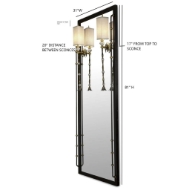 Picture of FLAUBERT MIRROR W/SCONCE