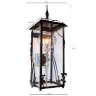Picture of MAGGIORE EXTERIOR LANTERN SCONCE