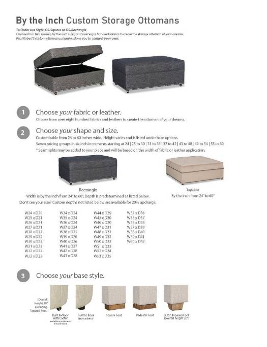 Picture of OS Series Custom Storage Ottomans