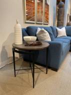 Picture of ARMORY  ROUND END TABLE - ONTHE FLOOR
