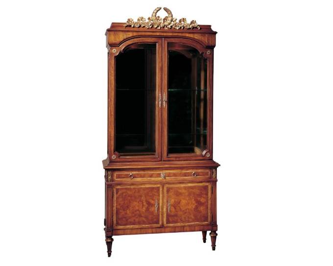 Picture of LOUIS XVI CURIO WITH LOWER CABINET