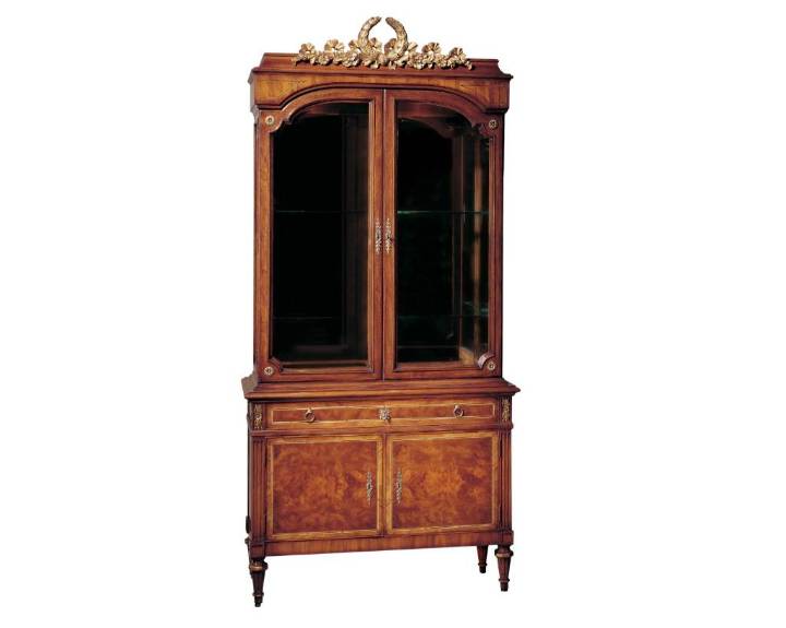 Picture of LOUIS XVI CURIO WITH LOWER CABINET