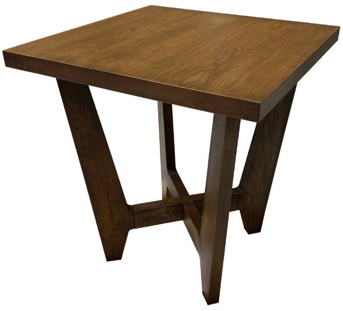 Picture of CHERRY RETRO STYLE SQUARE TABLE