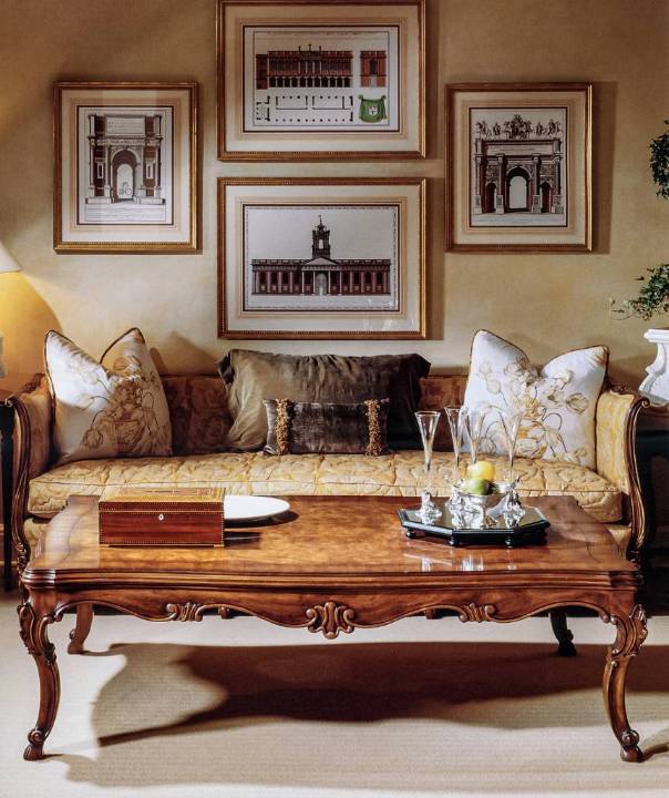Picture of LOUIS XV SOFA WITH CARVED APRON