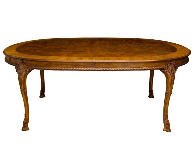 Picture of CHIPPENDALE RACETRACK DINING TABLE