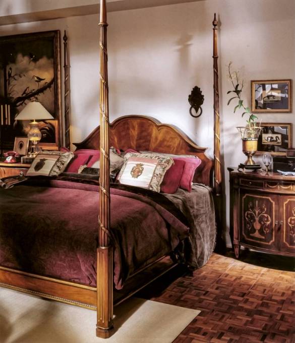 Picture of 18TH CENTURY ENGLISH KING FOUR POSTER BED