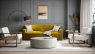 Picture of MINGLE ROUND LARGE OTTOMAN