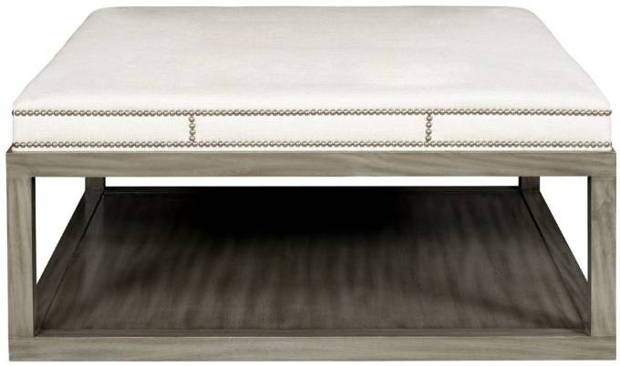Picture of WAYLAND SQUARE WOOD OTTOMAN