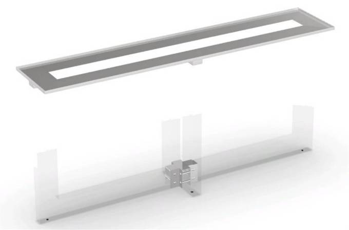 Picture of NOVA CONSOLE TABLE WITH GLASS TOP
