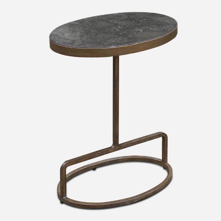 Picture of JESSENIA ACCENT TABLE, BLUESTONE